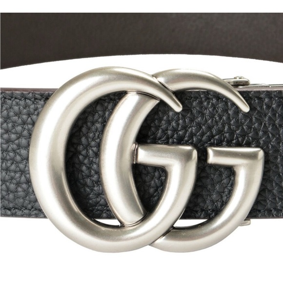 Gucci Maramount silver buckle reversible belt - Picture 4 of 13